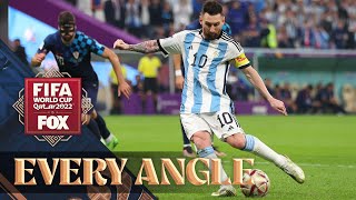 Lionel Messi and Argentina OVERPOWER Croatia in the 2022 FIFA World Cup semifinal | Every Angle