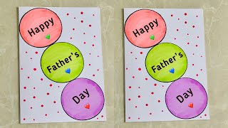 Easiest Fathers Day card🥰White paper Card for papa😍no glue no scissors #shorts #ytshorts #viral