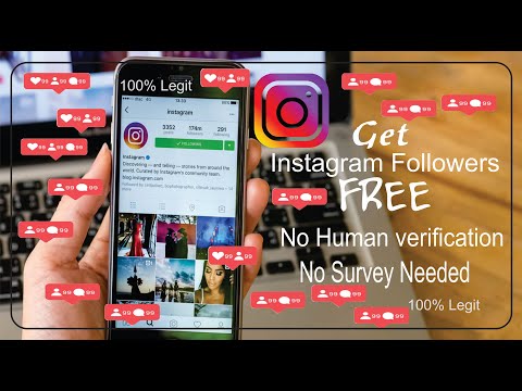 how to get free instagram followers with no human verification or survey 2018 - free instagram followers without verification or survey