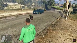 CHOP ALMOST DIED IN GTA V #shorts