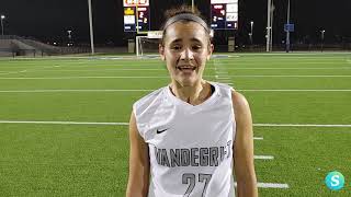 Vandegrift HS 4-2 Round Rock HS  - Post Match w/ Kaya Pehrson