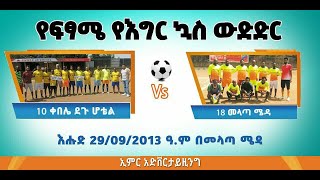 መላጣ ሜዳ ከ10 ቀበሌ ደጉ ሆቴል የፍጻሜ ጨዋታ ክፍል 1 ግንቦት 29, 2013 HD Video