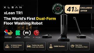 xLean TR1: The World's First Dual-Form Floor Washing Robot That Is Breaking the Internet Right Now