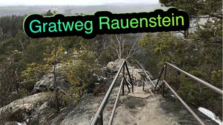 Wandern in der Sächsischen Schweiz - Gratweg Rauenstein - Großer und kleiner Bätenstein