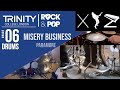 Trinity Rock & Pop Grade 6 Drums | Misery Business