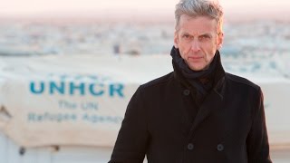 Peter Capaldi a.k.a. Dr Who meets Syrian refugees in Jordan with UNHCR