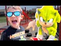 RACING with Super Sonic 2 in Real Life! (He's SO fast)