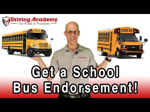 How To Add A School Bus Endorsement On Your CDL! - Driving Academy ...