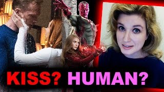 Avengers Infinity War - Human Vision & Scarlet Witch KISS!