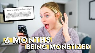 How Long It Takes To MAKE $10,000 IN YOUTUBE ADS REVENUE: My first 6 months of YouTube paychecks