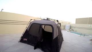 Coleman 6 Person Instant Tent Opening, Interior \u0026 Closing