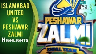 Match 13: Islamabad United vs Peshawar Zalmi - Highlights