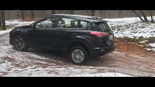 Toyota RAV 4 Hybrid Off road AWD Testing 2017 2018 Snow Ice Mud