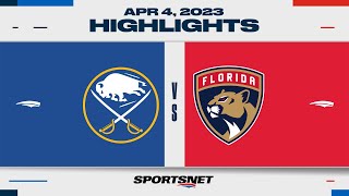 NHL Highlights | Sabres vs. Panthers - April 4, 2023