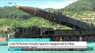 Pyongyang fires two unidentified projectiles