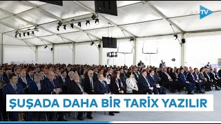 Şuşada tarixi hadisə... - Azərbaycanlılar Zəfər Qurultayına toplaşdılar