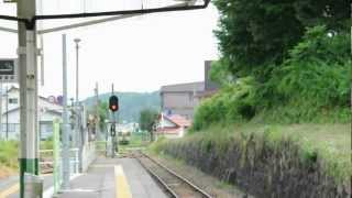 【HD対応】夏の飯山線戸狩野沢温泉駅