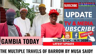 THE MULTIPLE TRAVELS OF BARROW BY MUSA SAIDY