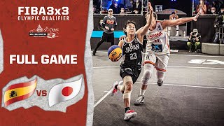 Spain v Japan | Women's - Olympic Ticket Full Game | FIBA 3x3 Olympic Qualifier | 3x3 Basketball