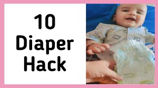 10 Diaper Hacks for babies/New born baby care tips/Diaper changing mistakes/Daiper Rash