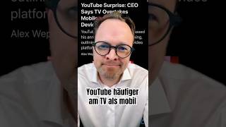 YouTube ist Fernsehen: YouTube sagt, dass TV-Streaming das mobile Schauen überholt hat. » eicker.TV