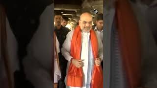 Karnataka: HM Amit Shah offers prayers at Harihareshwara Temple in Davanagere