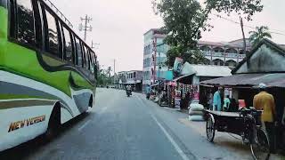 যশোর থেকে চৌগাছা হাইওয়ে। Jessore to Chougacha Highway