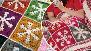 Joining + Rnds 1 and 2: Crochet Snowflake Stitch Along