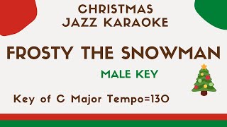 Frosty the snowman (Jazz ver.) - MALE KEY [JAZZ KARAOKE backing track]