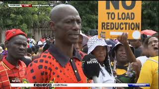 Nkomazi residents march to Eskom offices at Kamhlwushwa against load reduction