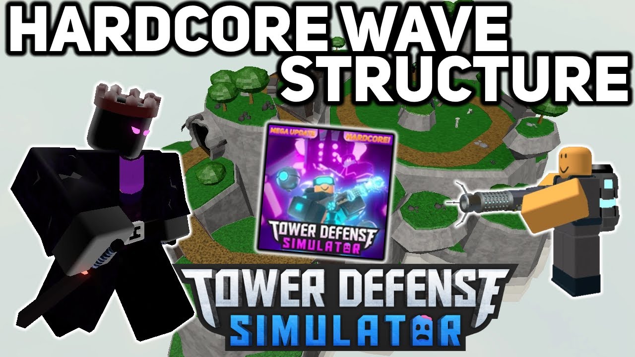 Hardcore Wave Structure|Roblox Tower Defense Simulator - YouTube