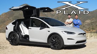 2022 Tesla Model X Plaid Review // Six Seat Supercar