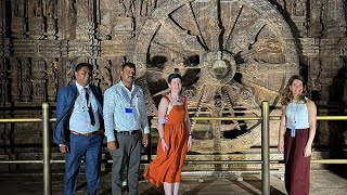 G20 Delegates explore India's rich heritage at the Konark Sun Temple