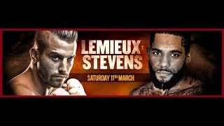 David Lemieux vs Curtis Stevens - BOXING [Full Fight HD]