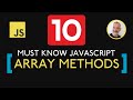 10 JavaScript Array Methods Every Dev Should Know #javascript