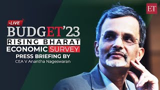 Economic Survey 2022-23: Press briefing by CEA V Anantha Nageswaran |Budget 2023| |Live|