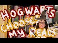 harry potter characters pick my reads for the week 🧙🏼‍♂️🪄💥🏰 || read with me