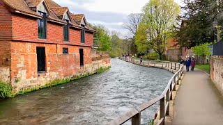 The Streets of Winchester 🏴󠁧󠁢󠁥󠁮󠁧󠁿  4K England Travel Vlog Walking Tour