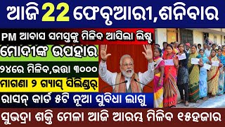 Today's Morning News Odisha/22 February 2025/Subhadra Money Odia News