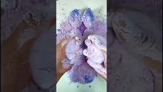 Recycled Chalk #oddlysatisfying #crunchygymchalk #chalk #asmr #diy #gymchalk #pica #powder