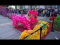 lunar new year 2022 lion dance taipei ｜4k hdr【高樁舞獅迎虎年】台北中正區三創園區