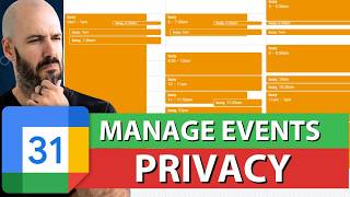 Sharing Google Calendars and Hiding Personal Events with Private Mode