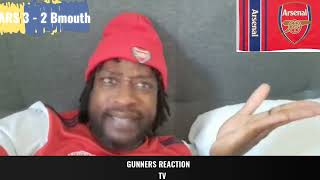 Arsenal 3 - 2 Bournemouth / expression REACTION 😆