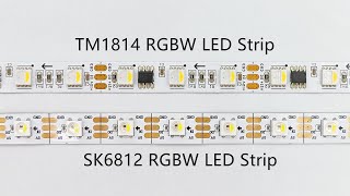 TM1814 vs SK6812, Difference and Similarities