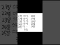 순우리말 일별 21일~31일