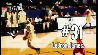 LeBron James' Between-the-Legs Dunk in High School (2003)