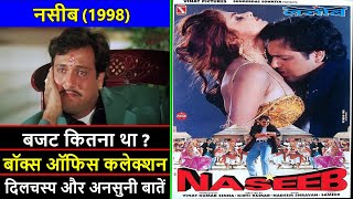 Naseeb 1998 Movie Budget, Box Office Collection and Unknown Facts | Naseeb Movie Review | Govinda