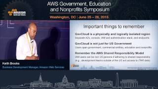 AWS Symposium - Washington, DC | AWS GovCloud (US): Getting Started