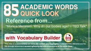 85 Academic Words Quick Look Ref from \