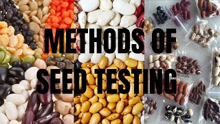 Methods of seed testing |breakingtheseedcoat|winnowing|germinationtest|seedfloating||